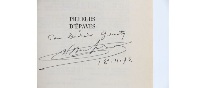 MONFREID : Pilleurs d'épaves - Autographe, Edition Originale - Edition-Originale.com