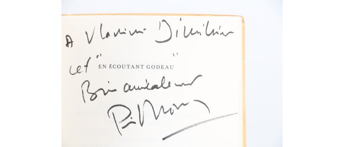 MONNIER : En écoutant Godeau - Signed book - Edition-Originale.com