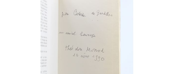 MONOD : Méharées - Signed book - Edition-Originale.com