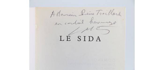 MONTAGNIER : Le sida - Autographe, Edition Originale - Edition-Originale.com