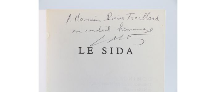 MONTAGNIER : Le sida - Signiert, Erste Ausgabe - Edition-Originale.com