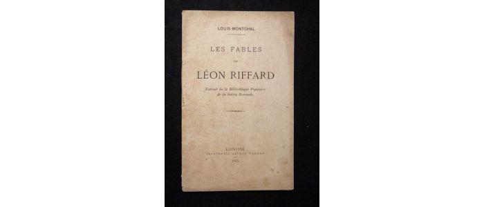 MONTCHAL : Les fables de Léon Riffard - First edition - Edition-Originale.com