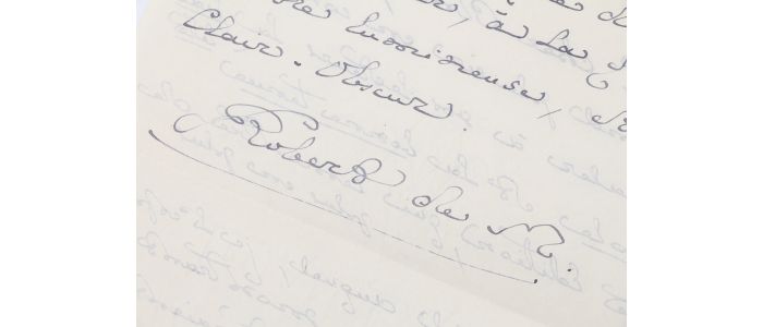 MONTESQUIOU : Lettre autographe signée adressée à Henri Lapauze et concernant la réédition de l'un de ses ouvrages  - Signiert, Erste Ausgabe - Edition-Originale.com