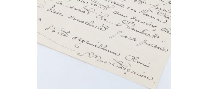 MONTESQUIOU : Lettre autographe signée de Robert de Montesquiou adressée à Henri Lapauze  - Libro autografato, Prima edizione - Edition-Originale.com