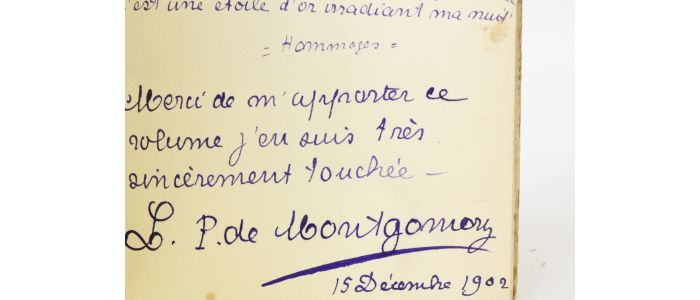 MONTGOMERY Madame : Immortalité 1901-1902 - Autographe, Edition Originale - Edition-Originale.com