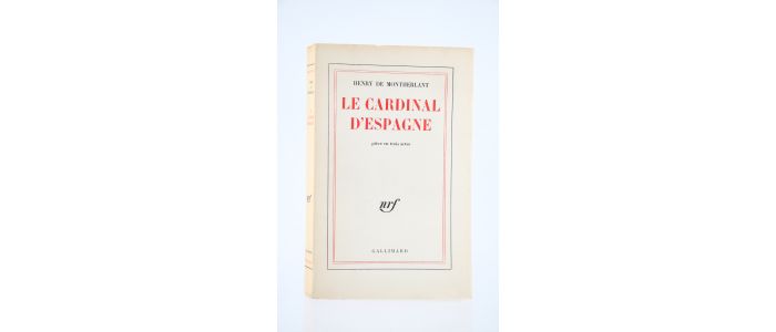 MONTHERLANT : Le Cardinal d'Espagne - Edition Originale - Edition-Originale.com
