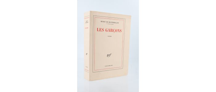 MONTHERLANT : Les garçons - Erste Ausgabe - Edition-Originale.com