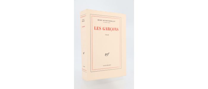 MONTHERLANT : Les garçons - Edition Originale - Edition-Originale.com