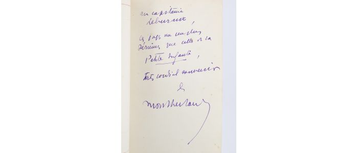 MONTHERLANT : Mors et vita - Libro autografato - Edition-Originale.com