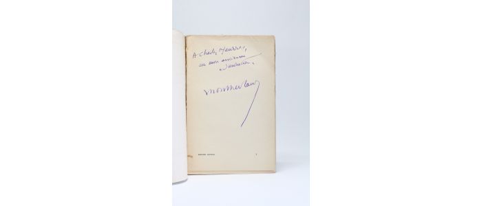 MONTHERLANT : Service inutile - Libro autografato, Prima edizione - Edition-Originale.com