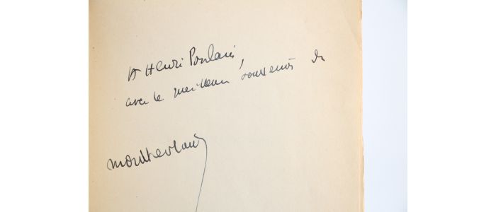 MONTHERLANT : Sous les Drapeaux morts - Libro autografato, Prima edizione - Edition-Originale.com