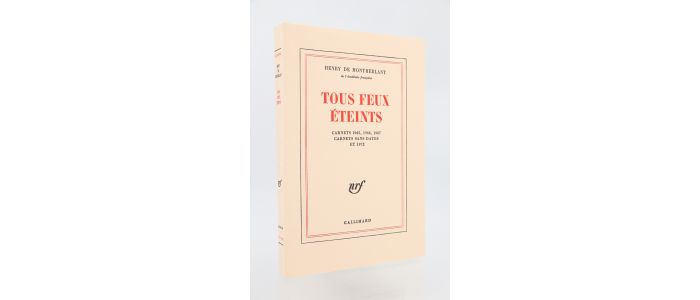 MONTHERLANT : Tous feux éteints - First edition - Edition-Originale.com