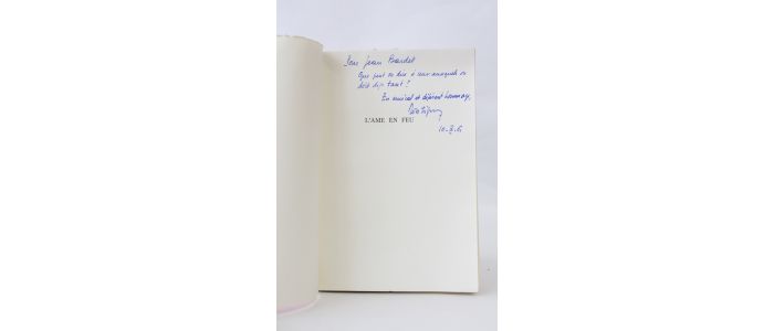 MONTIGNY : L'âme en feu - Signed book, First edition - Edition-Originale.com