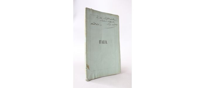 MONTLAUR : Italia - Libro autografato, Prima edizione - Edition-Originale.com
