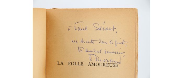 MORAND : La folle amoureuse - Autographe, Edition Originale - Edition-Originale.com