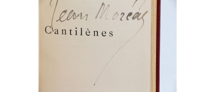 MOREAS : Les cantilènes - Signiert, Erste Ausgabe - Edition-Originale.com