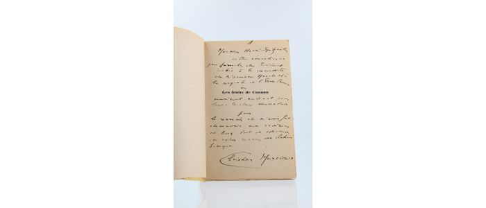 MURCIAUX : Les fruits de Canaan - Autographe, Edition Originale - Edition-Originale.com