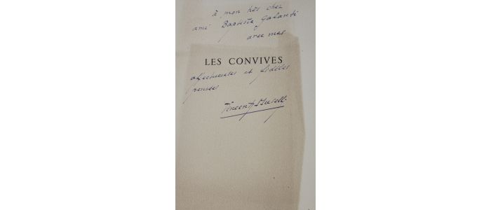 MUSELLI : Les convives - Autographe, Edition Originale - Edition-Originale.com