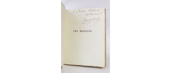 MUSELLI : Les masques - Autographe, Edition Originale - Edition-Originale.com