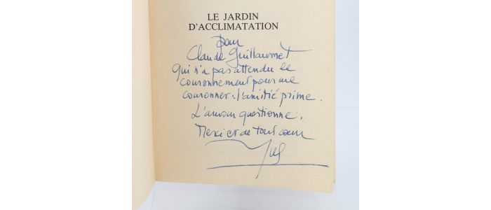 NAVARRE : Le jardin d'acclimation - Signed book, First edition - Edition-Originale.com