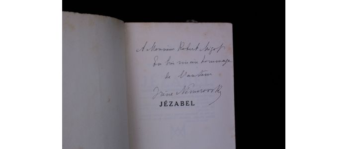 NEMIROVSKY : Jézabel - Signed book, First edition - Edition-Originale.com
