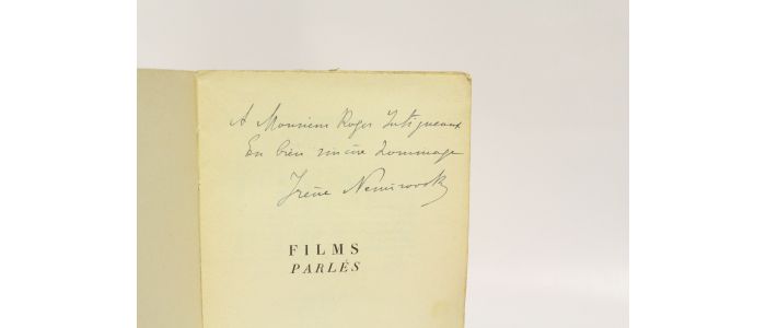 NEMIROVSKY : Films parlés - Signed book, First edition - Edition-Originale.com
