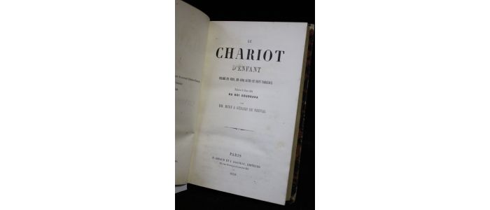 NERVAL : Le chariot d'enfant - First edition - Edition-Originale.com
