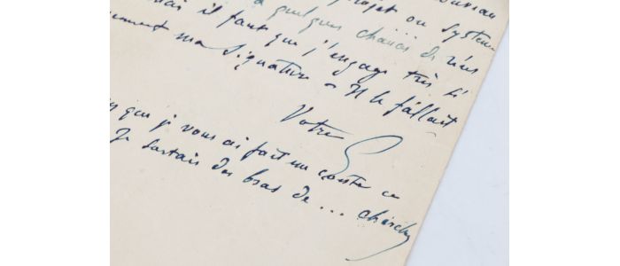 NERVAL : Lettre autographe signée de Gérard de Nerval adressée à Georges Bell - Signiert, Erste Ausgabe - Edition-Originale.com