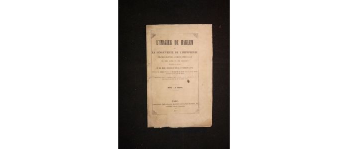 NERVAL : L'imagier de Harlem ou la découverte de l'imprimerie - First edition - Edition-Originale.com