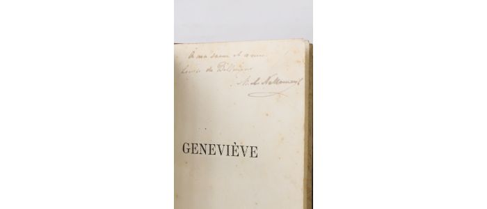 NETTEMENT : Geneviève - Autographe, Edition Originale - Edition-Originale.com