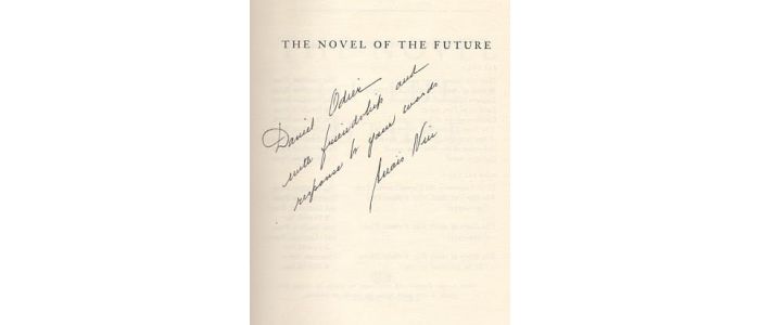 NIN : The novel of the future - Libro autografato - Edition-Originale.com