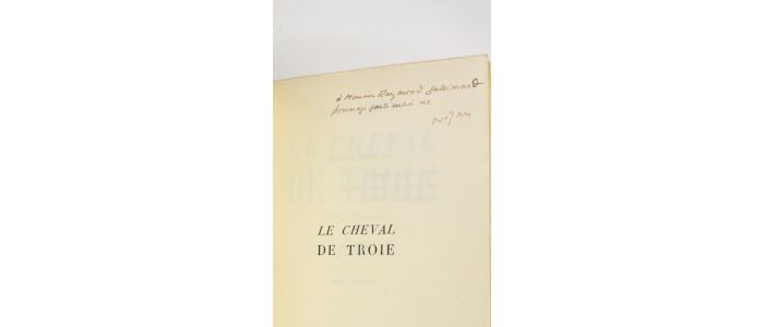 NIZAN : Le cheval de Troie - Signiert, Erste Ausgabe - Edition-Originale.com