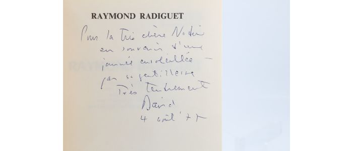 NOAKES : Raymond Radiguet - Autographe, Edition Originale - Edition-Originale.com