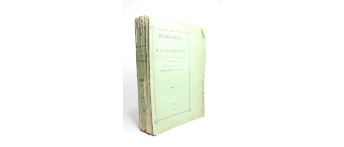 NODIER : Bibliothèque de M. G. de Pixerécourt avec des notes littéraires et bibliographiques de ses deux excellens amis Charles Nodier et Paul Lacroix - Prima edizione - Edition-Originale.com