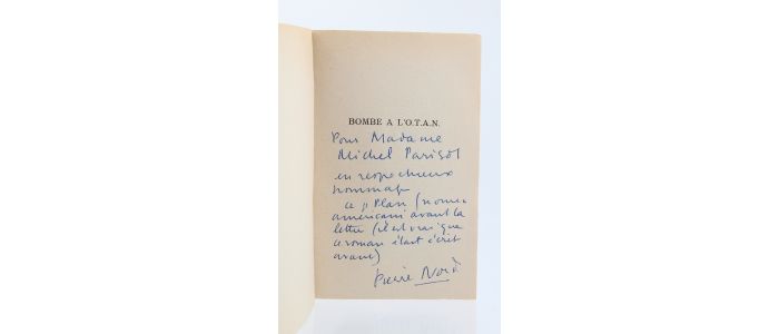 NORD : Bombe à l'O.T.A.N. - Signed book, First edition - Edition-Originale.com