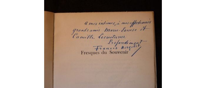 NORGELET : Fresques du souvenir - Signed book, First edition - Edition-Originale.com