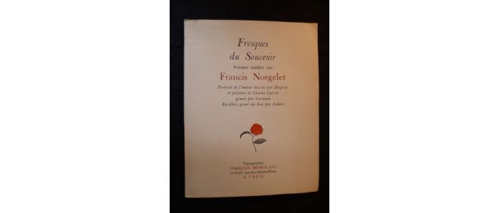 NORGELET : Fresques du souvenir - Signed book, First edition - Edition-Originale.com