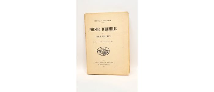 NOUVEAU : Poésies d'Humilis et vers inédits - Prima edizione - Edition-Originale.com