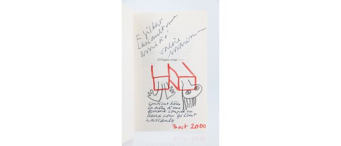 NOVARINA : L'origine rouge - Autographe, Edition Originale - Edition-Originale.com