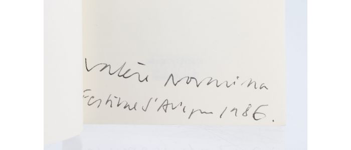 NOVARINA : Pour Louis de Funès précédé de Lettre aux acteurs - Autographe, Edition Originale - Edition-Originale.com