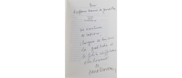 ORMESSON : Casimir mène la grande vie - Signed book, First edition - Edition-Originale.com
