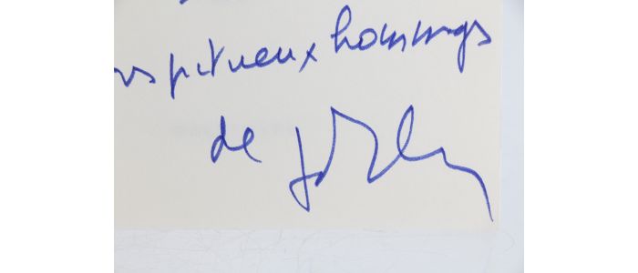 ORMESSON : Garçon de quoi écrire - Signed book, First edition - Edition-Originale.com