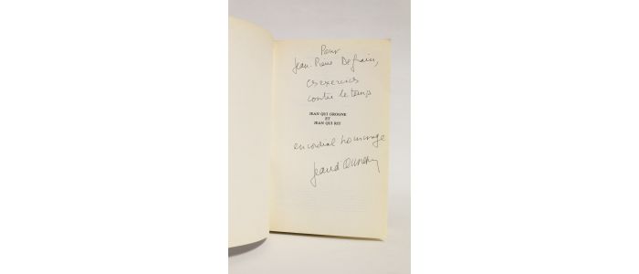 ORMESSON : Jean qui grogne et Jean qui rit - Signed book, First edition - Edition-Originale.com