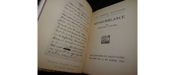 OUDARD : Ressemblance - First edition - Edition-Originale.com