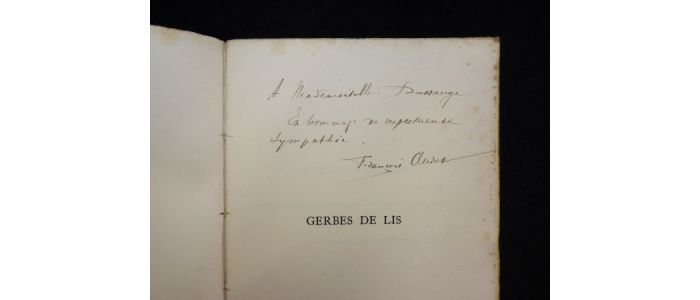 OUDOT : Gerbes de lis - Signed book, First edition - Edition-Originale.com