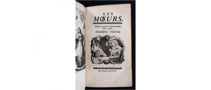 PANAGE : Les moeurs - Prima edizione - Edition-Originale.com