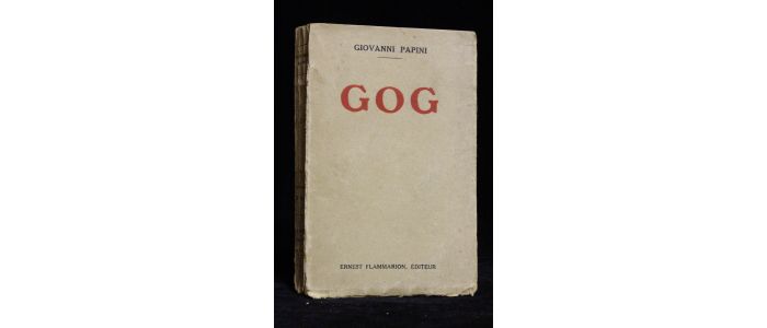 PAPINI : Gog - Autographe, Edition Originale - Edition-Originale.com