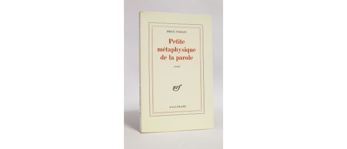 PARAIN : Petite métaphysique de la parole - Erste Ausgabe - Edition-Originale.com