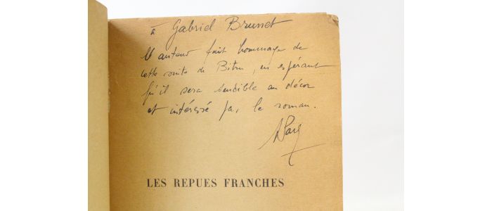 PARAZ : Les repues franches - Autographe - Edition-Originale.com