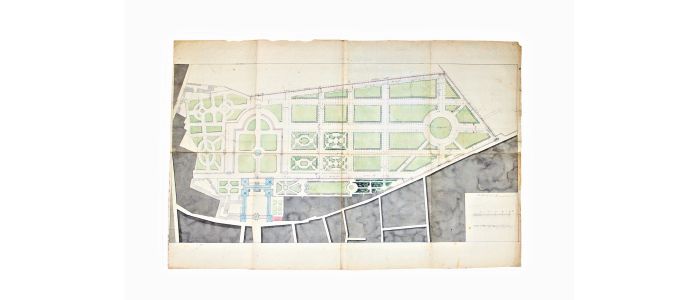 ANONYME : [PARIS] Plan général du jardin du Palais du Luxembourg  - Libro autografato, Prima edizione - Edition-Originale.com